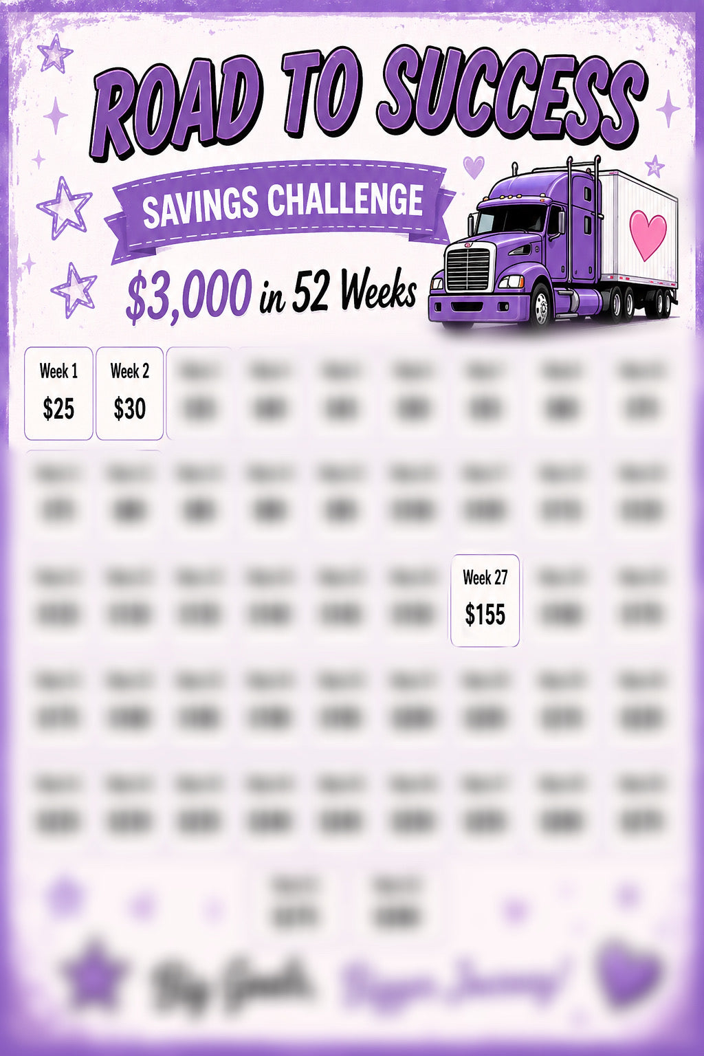 $3K In 52 Weeks!